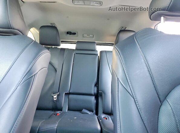 5TDDBRCH7LS005148 2020 TOYOTA HIGHLANDER Black Вид задніх сидінь