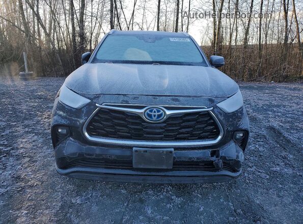 5TDDBRCH7LS005148 2020 TOYOTA HIGHLANDER Black Вид спереду