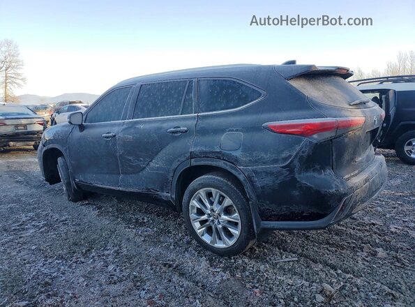 5TDDBRCH7LS005148 2020 TOYOTA HIGHLANDER Black Задня ліва чверть