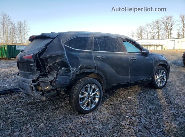 5TDDBRCH7LS005148 2020 TOYOTA HIGHLANDER Black Задня права чверть