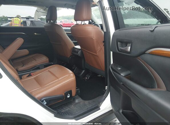 5TDDGRFH0JS044013 2018 TOYOTA HIGHLANDER HYBRID White Widok naklejki z numerem VIN