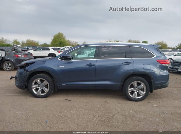 5TDDGRFH2JS037922 2018 TOYOTA LIMITED Blue 