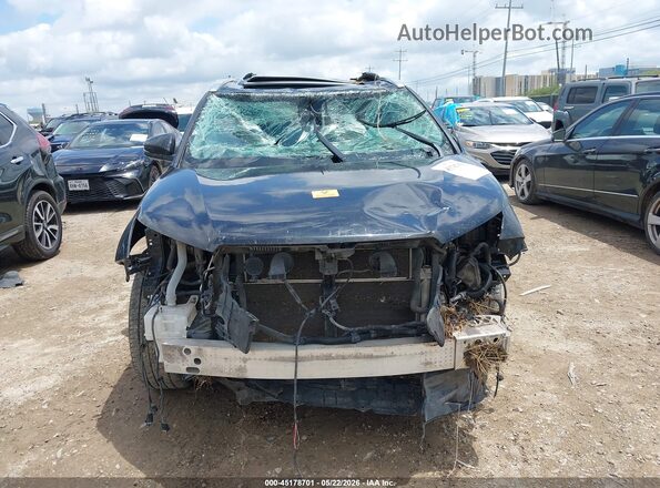 5TDDGRFH4JS042975 2018 TOYOTA HIGHLANDER HYBRID Dark Blue Вид задней части салона