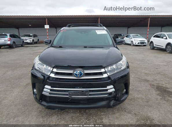 5TDDGRFH9JS043054 2018 TOYOTA LIMITED Черный Вид задней части салона