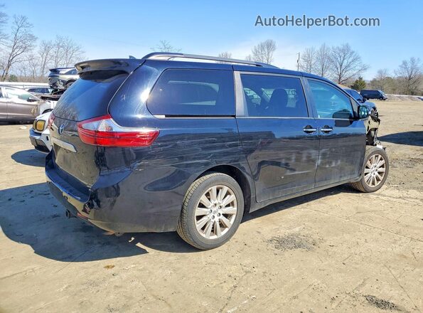 5TDDK3DC4GS129156 2016 TOYOTA SIENNA Black Rear right