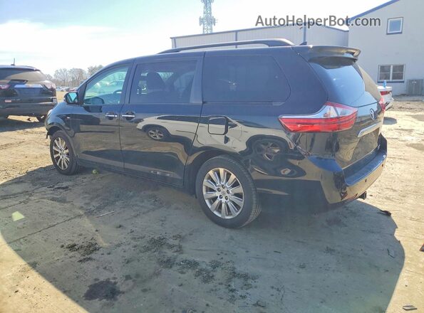 5TDDK3DC4GS129156 2016 TOYOTA SIENNA Black Rear left