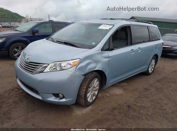 5TDDK3DC4GS136382 2016 TOYOTA SIENNA Light Blue Front left