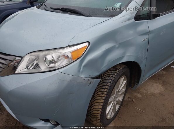 5TDDK3DC4GS136382 2016 TOYOTA SIENNA Light Blue 