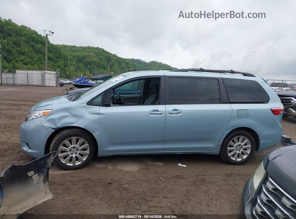 5TDDK3DC4GS136382 2016 TOYOTA SIENNA Light Blue 