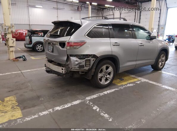 5TDDKRFH0GS342648 2016 TOYOTA HIGHLANDER Silver Tył prawy