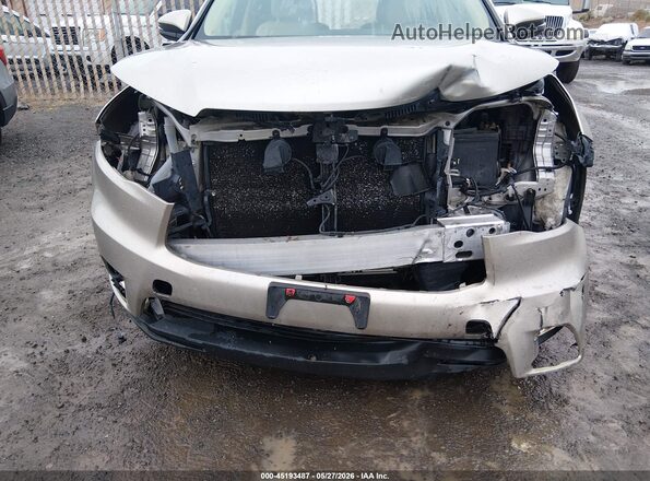 5TDDKRFHXGS345721 2016 TOYOTA HIGHLANDER Бежевый Вид спереди