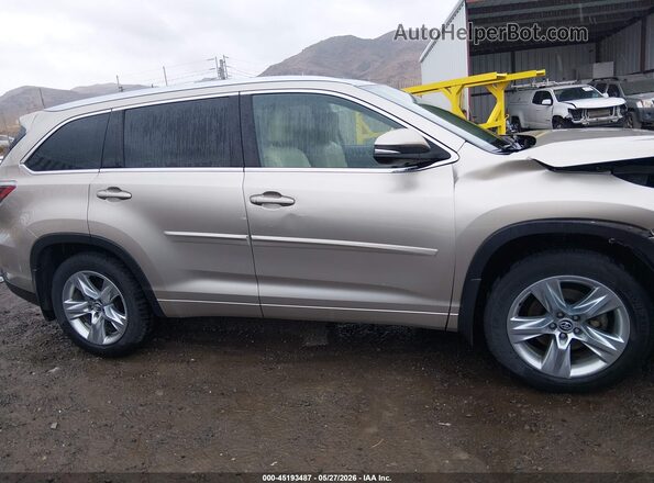 5TDDKRFHXGS345721 2016 TOYOTA HIGHLANDER Бежевый Панорамный вид салона 360°
