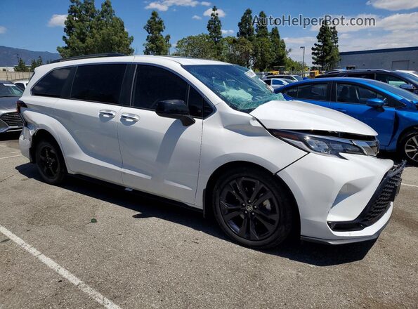 5TDDRKEC8PS167932 2023 TOYOTA SIENNA Белый Передняя правая четверть