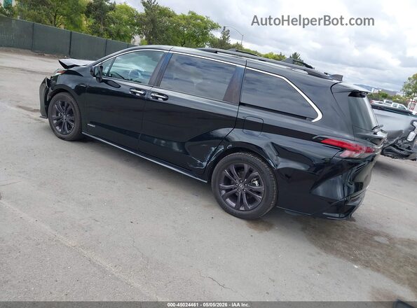 5TDDRKECXMS054950 2021 TOYOTA SIENNA Черный Задняя левая четверть