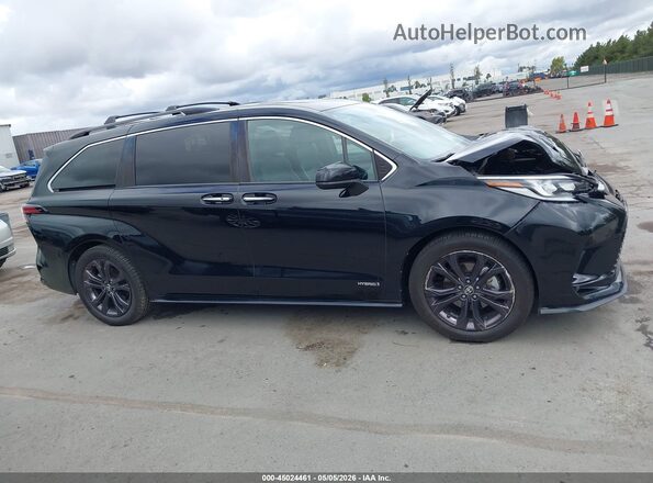 5TDDRKECXMS054950 2021 TOYOTA SIENNA Черный Вид задней части салона