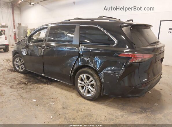 5TDDSKFC5NS048753 2022 TOYOTA SIENNA Black Trasero izquierdo