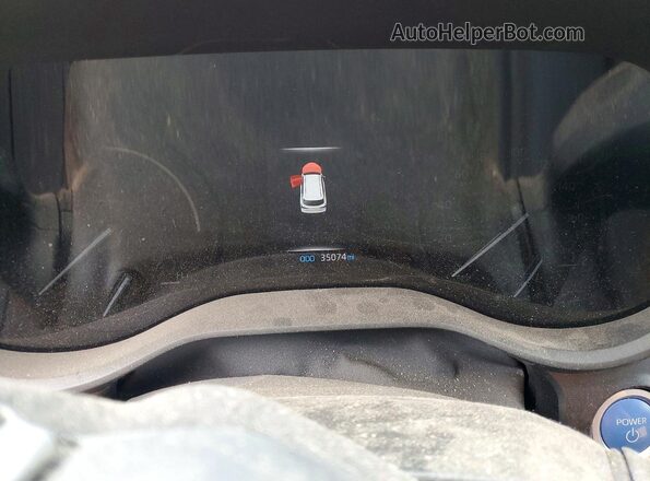 5TDDSKFCXPS091004 2023 TOYOTA SIENNA Gray Вид щитка приладів