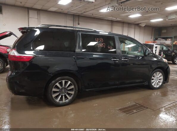 5TDDZ3DC1JS190127 2018 TOYOTA SIENNA Black Vista del cuadro de instrumentos