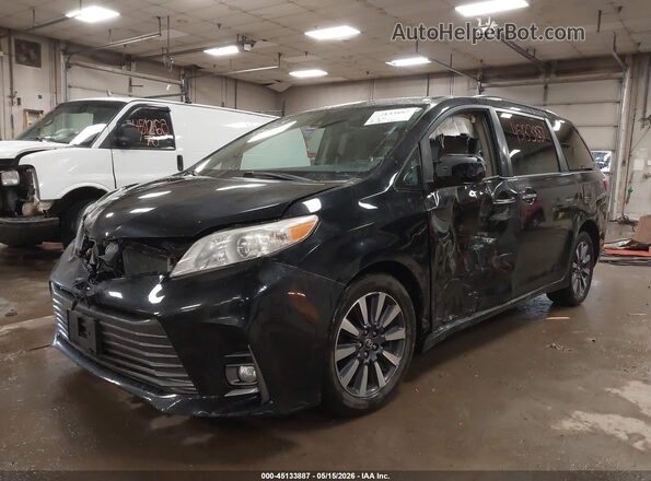 5TDDZ3DC1JS190127 2018 TOYOTA SIENNA Black Vista frontal
