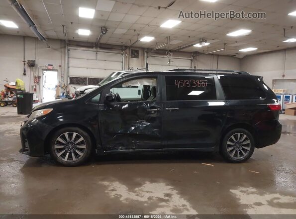 5TDDZ3DC1JS190127 2018 TOYOTA SIENNA Black Vista interior trasera