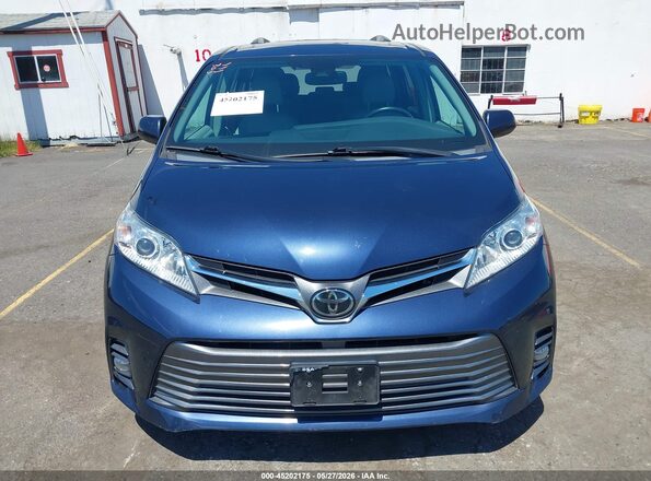 5TDDZ3DC4KS223641 2019 TOYOTA SIENNA Dark Blue ხელსაწყოთა პანელის ხედი