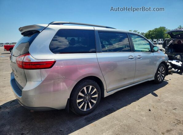 5TDDZ3DC7KS214853 2019 TOYOTA SIENNA Silver Задня права чверть