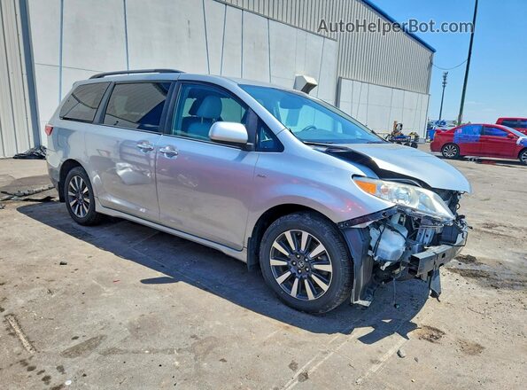 5TDDZ3DC7KS214853 2019 TOYOTA SIENNA Silver Передня права чверть