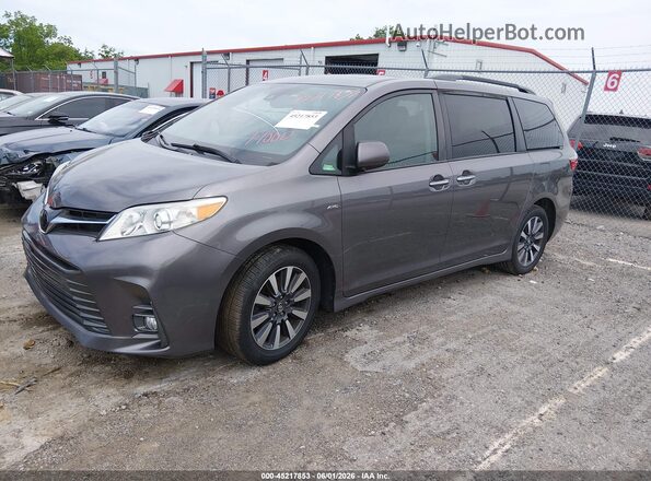 5TDDZ3DCXLS239764 2020 TOYOTA SIENNA Gray Front left