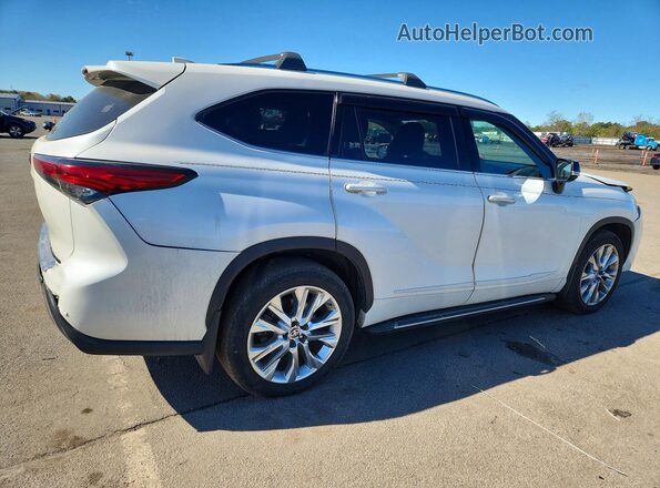5TDDZRBH1LS033542 2020 TOYOTA HIGHLANDER Белый Задняя правая четверть