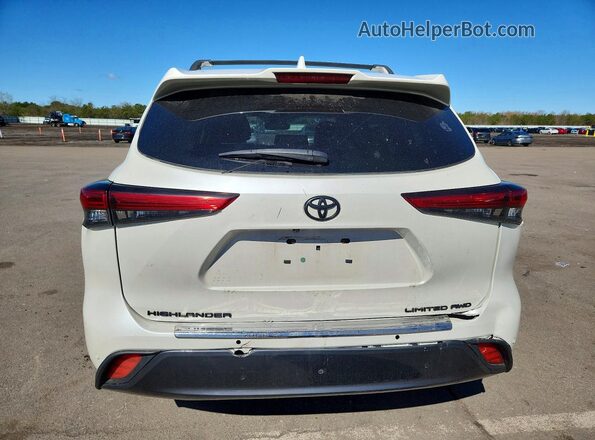 5TDDZRBH1LS033542 2020 TOYOTA HIGHLANDER Белый Вид сзади