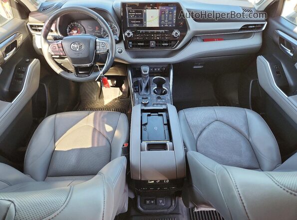5TDDZRBH1LS033542 2020 TOYOTA HIGHLANDER Белый Вид панели приборов