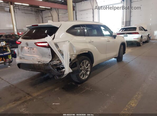 5TDDZRBH6MS123285 2021 TOYOTA HIGHLANDER White Rear right