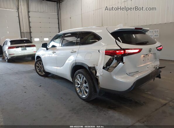 5TDDZRBH6MS123285 2021 TOYOTA HIGHLANDER White Rear left