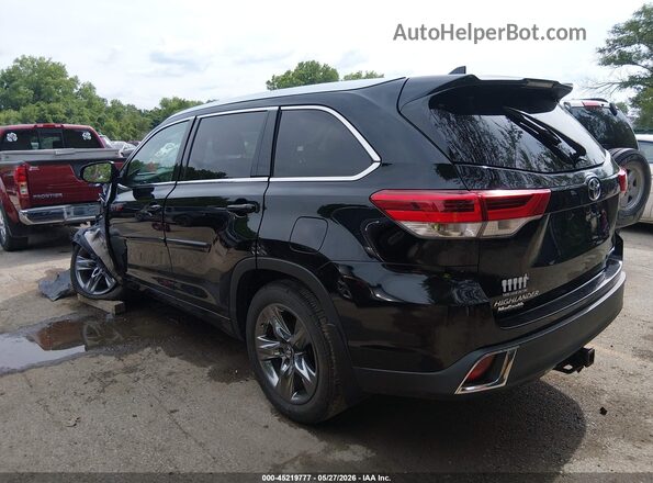 5TDDZRFH0HS447686 2017 TOYOTA HIGHLANDER Black უკანა მარცხენა
