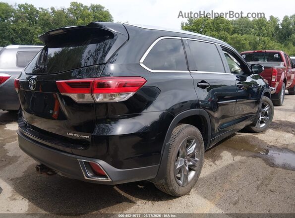 5TDDZRFH0HS447686 2017 TOYOTA HIGHLANDER Black უკანა მარჯვენა