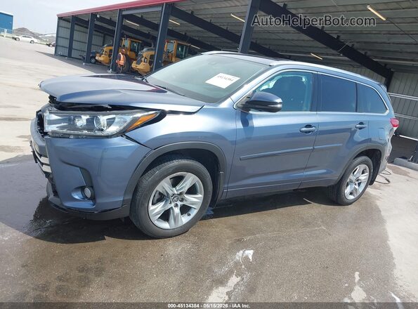 5TDDZRFH0JS880320 2018 TOYOTA HIGHLANDER Blue Панорамний вид салону 360°
