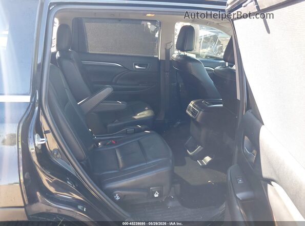 5TDDZRFH1JS871223 2018 TOYOTA HIGHLANDER Black Вид наклейки з VIN-кодом