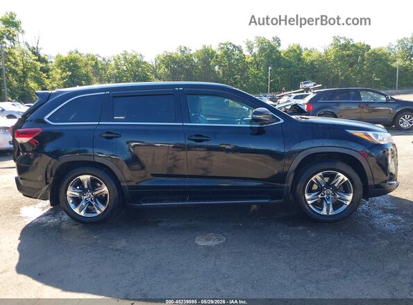5TDDZRFH1JS871223 2018 TOYOTA HIGHLANDER Black Вид щитка приладів