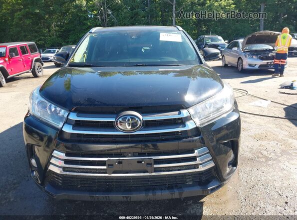 5TDDZRFH1JS871223 2018 TOYOTA HIGHLANDER Black Вид панелі приладів