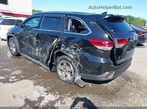 5TDDZRFH1JS871223 2018 TOYOTA HIGHLANDER Black Задня ліва чверть