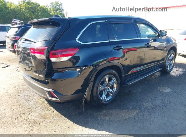 5TDDZRFH1JS871223 2018 TOYOTA HIGHLANDER Black Задня права чверть