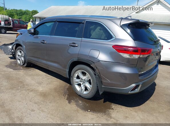 5TDDZRFH1JS877040 2018 TOYOTA LIMITED Gray უკანა მარცხენა