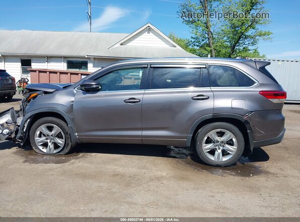 5TDDZRFH1JS877040 2018 TOYOTA LIMITED Gray სალონის 360-გრადუსიანი ხედი