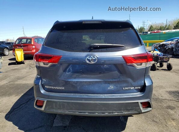 5TDDZRFH1JS907928 2018 TOYOTA LIMITED Gray Вид ззаду