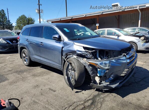 5TDDZRFH1JS907928 2018 TOYOTA LIMITED Gray Передня права чверть