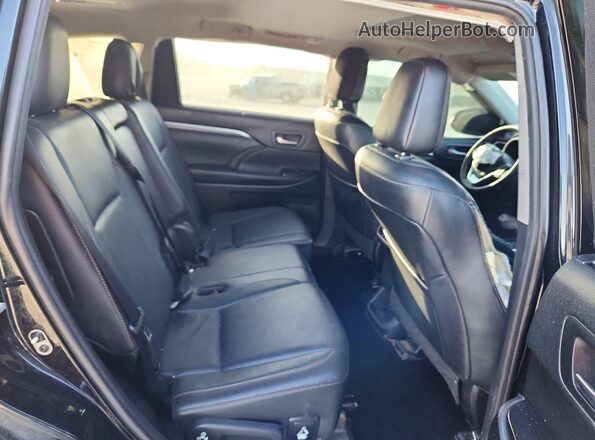 5TDDZRFH2KS976659 2019 TOYOTA LIMITED Black Vista interior trasera