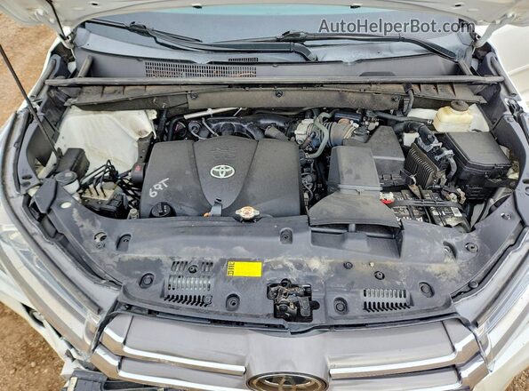5TDDZRFH3JS873832 2018 TOYOTA HIGHLANDER White Вид підкапотного простору