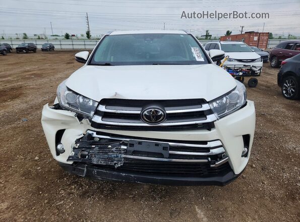 5TDDZRFH3JS873832 2018 TOYOTA HIGHLANDER White Вид спереду