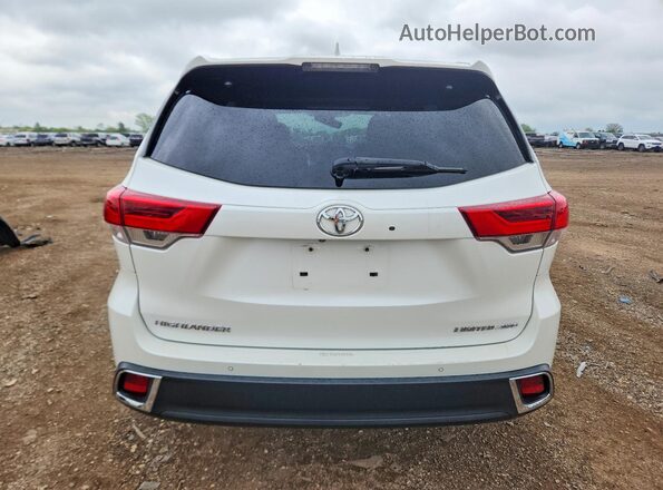 5TDDZRFH3JS873832 2018 TOYOTA HIGHLANDER White Вид ззаду