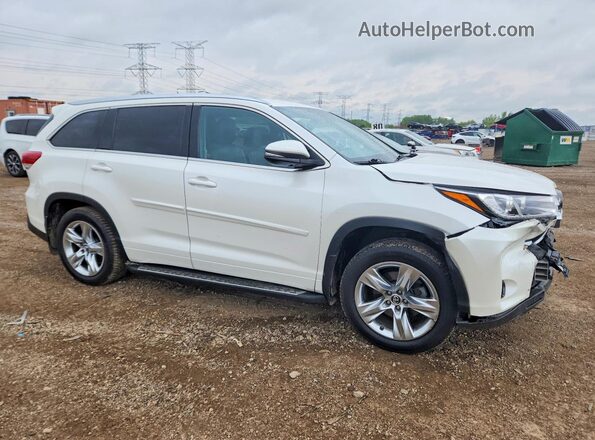 5TDDZRFH3JS873832 2018 TOYOTA HIGHLANDER White Передня права чверть